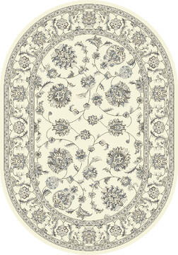 Dynamic ANCIENT GARDEN Beige Oval 3x5 ft  Carpet 68798