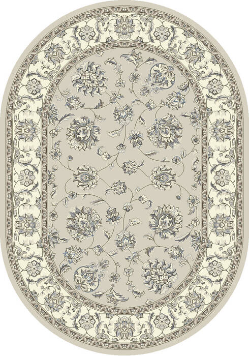 Dynamic ANCIENT GARDEN Grey Oval 27 X 47 Area Rug ANOV35573659666 801-68799 Image 0