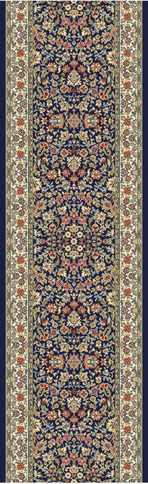 Dynamic ANCIENT GARDEN Blue 20 X 311 Area Rug AN24570783434 801-68813 Image 5