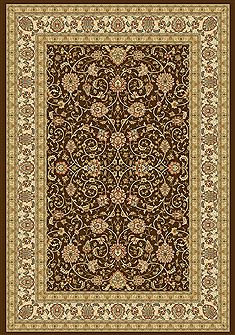 Dynamic ANCIENT GARDEN Brown Rectangle 5x8 ft polypropylene Carpet 68919