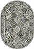 Dynamic ANCIENT GARDEN Grey Oval 53 X 77 Area Rug ANOV69570089696 801-68937 Thumb 0