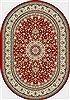 Dynamic ANCIENT GARDEN Red Oval 53 X 77 Area Rug ANOV69571191414 801-68944 Thumb 0