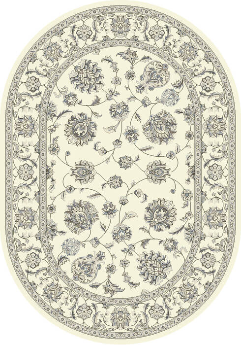 Dynamic ANCIENT GARDEN Beige Oval 53 X 77 Area Rug ANOV69573656666 801-68963 Image 0