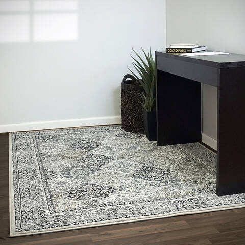 Dynamic ANCIENT GARDEN Grey 67 X 96 Area Rug AN710570089696 801-68970 Image 1