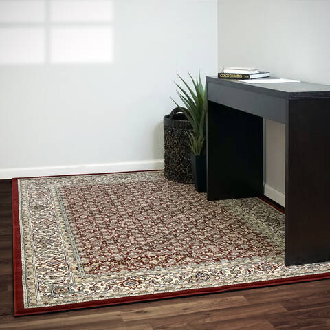 Dynamic ANCIENT GARDEN Red 67 X 96 Area Rug AN710570111414 801-68971 Image 1