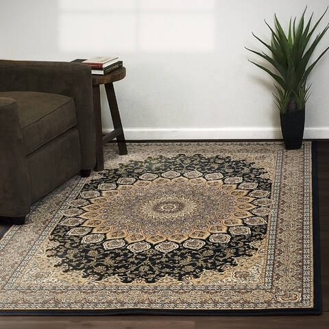 Dynamic ANCIENT GARDEN Blue 67 X 96 Area Rug AN710570903484 801-68982 Image 1