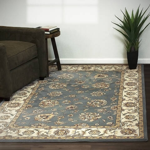 Dynamic ANCIENT GARDEN Blue 67 X 96 Area Rug AN710573655464 801-69004 Image 1