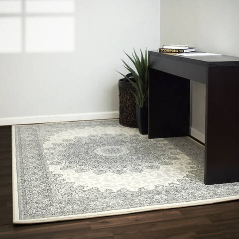 Dynamic ANCIENT GARDEN Beige 710 X 1010 Area Rug AN912570906666 801-69061 Image 1