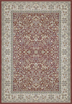 Dynamic ANCIENT GARDEN Red Rectangle 9x13 ft  Carpet 69098