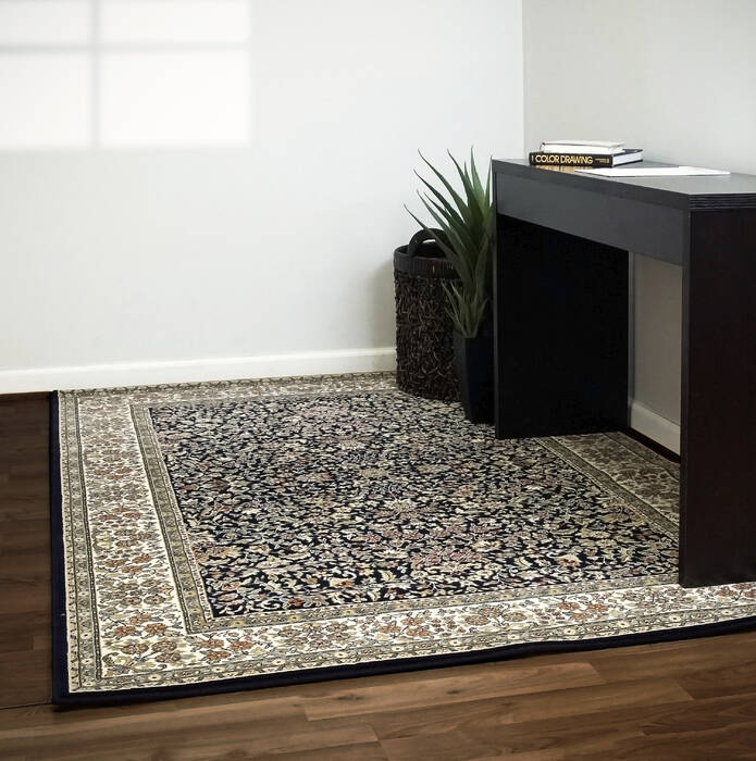 Dynamic ANCIENT GARDEN Blue 92 X 1210 Area Rug AN1014570783434 801-69099 Image 1