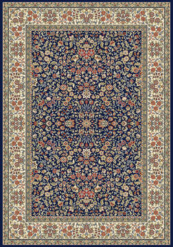 Dynamic ANCIENT GARDEN Blue 9'2" X 12'10" Area Rug AN1014570783434 801-69099
