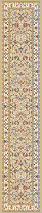 Dynamic ANCIENT GARDEN Yellow 92 X 1210 Area Rug AN1014571202464 801-69115 Image 3