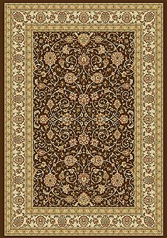 Dynamic ANCIENT GARDEN Brown Rectangle 9x13 ft polypropylene Carpet 69116