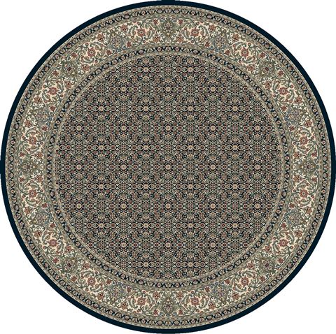 Dynamic ANCIENT GARDEN Blue Round 53 X 53 Area Rug ANR5570113464 801-69138 Image 0