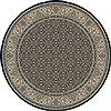 dynamic_rug_ancient_garden_collection_synthetic_blue_round_area_rug_69138