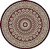 Dynamic ANCIENT GARDEN Red Round 53 X 53 Area Rug ANR5570901484 801-69140 Thumb 0