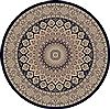 dynamic_rug_ancient_garden_collection_synthetic_blue_round_area_rug_69141