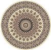 dynamic_rug_ancient_garden_collection_synthetic_white_round_area_rug_69142