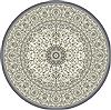 Dynamic ANCIENT GARDEN Grey Round 53 X 53 Area Rug ANR5571195666 801-69149 Thumb 0