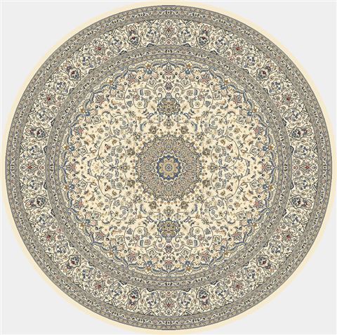 Dynamic ANCIENT GARDEN Beige Round 53 X 53 Area Rug ANR5571196464 801-69150 Image 0