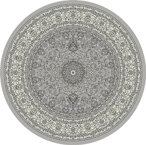 Dynamic ANCIENT GARDEN Grey Round 53 X 53 Area Rug ANR5571199666 801-69152 Image 0