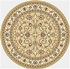 dynamic_rug_ancient_garden_collection_synthetic_yellow_round_area_rug_69154