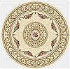 dynamic_rug_ancient_garden_collection_synthetic_white_round_area_rug_69159