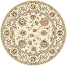 Dynamic ANCIENT GARDEN Beige Round 5'3" X 5'3" Area Rug ANR5573656464 801-69164