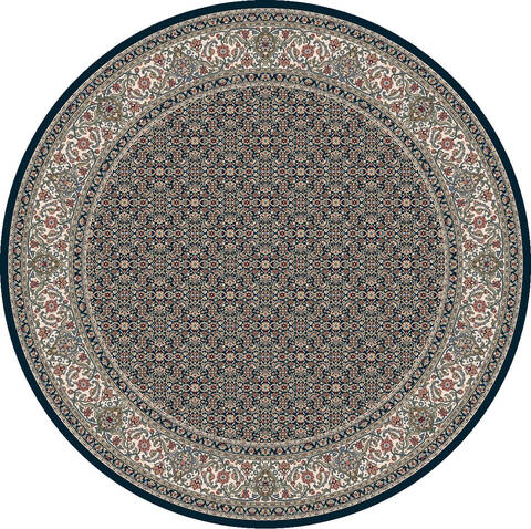 Dynamic ANCIENT GARDEN Blue Round 710 X 710 Area Rug ANR8570113464 801-69175 Image 0