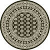 dynamic_rug_ancient_garden_collection_synthetic_grey_round_area_rug_69182