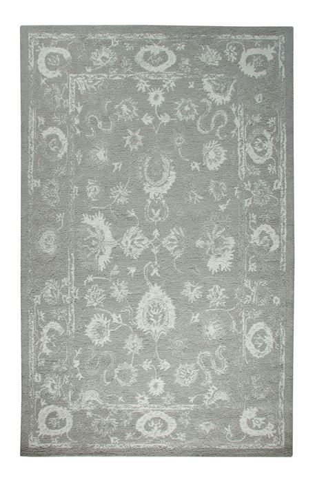 Dynamic Rugs Avalon Grey Rectangle 3x5 Ft Wool Carpet 69219 Dynamic Rugs Avalon Grey 3