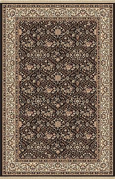 Dynamic BRILLIANT Black Rectangle 2x4 ft  Carpet 69265