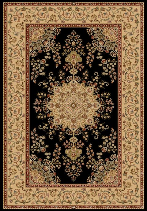 Dynamic BRILLIANT Black 53 X 77 Area Rug BR697201090 801-69295 Image 0