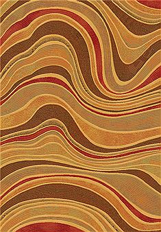Dynamic ECLIPSE Multicolor Rectangle 2x4 ft polypropylene Carpet 69634