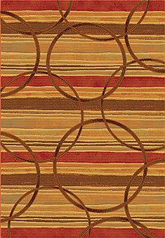Dynamic ECLIPSE Multicolor Rectangle 2x4 ft polypropylene Carpet 69636