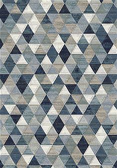Dynamic ECLIPSE Blue 3'11" X 5'7" Area Rug EC46632635161 801-69650