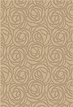 Dynamic ECLIPSE Beige Rectangle 7x10 ft polypropylene Carpet 69722