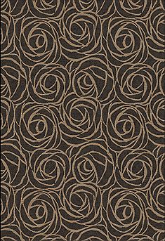 Dynamic ECLIPSE Black Rectangle 8x11 ft polypropylene Carpet 69760