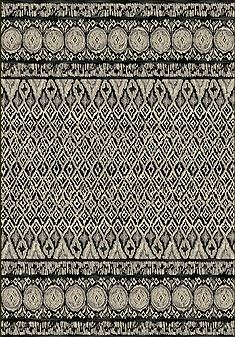 Dynamic ECLIPSE Grey Rectangle 8x11 ft polypropylene Carpet 69771