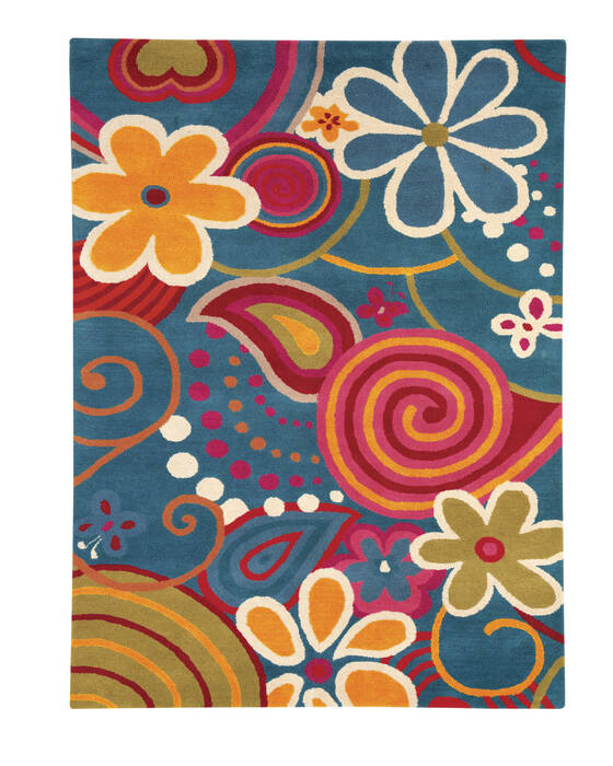 Dynamic FANTASIA Blue 30 X 50 Area Rug FA351704500 801-69812 Image 0