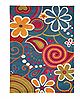 Dynamic FANTASIA Blue 30 X 50 Area Rug FA351704500 801-69812 Thumb 0