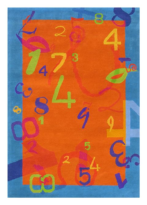 Dynamic FANTASIA Orange 50 X 80 Area Rug FA691711350 801-69826 Image 0