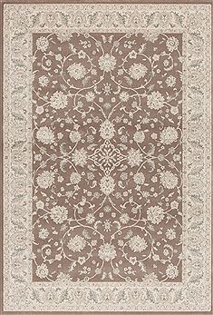 Dynamic IMPERIAL Brown Rectangle 4x6 ft polypropylene Carpet 70109