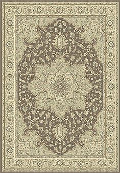 Dynamic IMPERIAL Brown Rectangle 4x6 ft polypropylene Carpet 70114