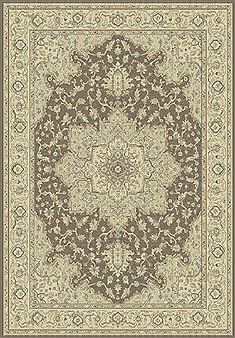 Dynamic IMPERIAL Brown Rectangle 5x8 ft polypropylene Carpet 70137