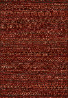 Dynamic IMPERIAL Red Rectangle 5x8 ft polypropylene Carpet 70140