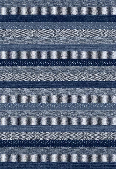 Dynamic INFINITY Blue 710 X 112 Area Rug IN912327435237 801-70323 Image 0