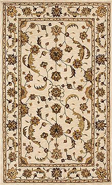 Dynamic JEWEL Beige Runner 6 to 9 ft Wool Carpet 70330