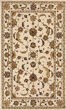 Dynamic JEWEL Beige Runner 6 to 9 ft Wool Carpet 70330