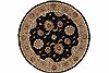 Dynamic JEWEL Black Round 53 X 53 Area Rug JWR570230092 801-70400 Thumb 0